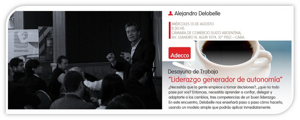 Desayuno Adecco / Alejandro Delobelle / Liderazgo