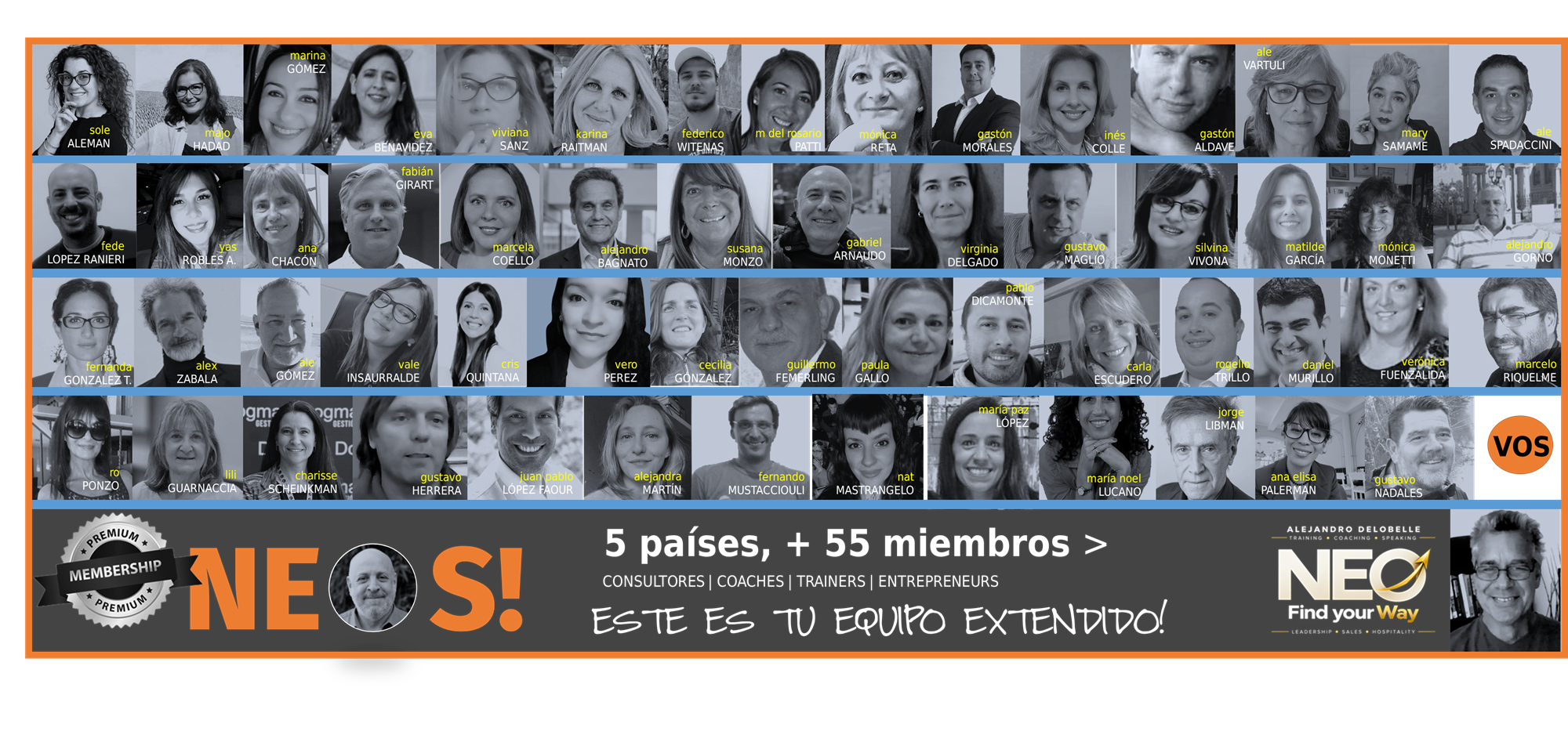 Comunidad actual de NEO